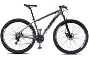 Bicicleta Krw R2 Aro 29 Susp. Dianteira 24 Marchas - Prata/preto