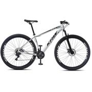 Bicicleta Krw R6 Aro 29 Susp. Dianteira 24 Marchas - Branco/preto