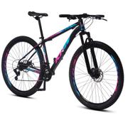 Bicicleta Krw X32 Aro 29 Susp. Dianteira 24 Marchas - Preto/rosa