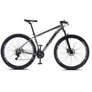 Bicicleta Krw X42 Aro 29 Susp. Dianteira 24 Marchas - Prata/preto