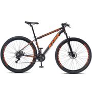 Bicicleta Krw X42 Aro 29 Susp. Dianteira 24 Marchas - Laranja/preto