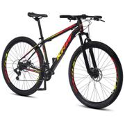 Bicicleta Krw S21 Aro 29 Susp. Dianteira 21 Marchas - Amarelo/vermelho