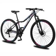 Bicicleta Krw Kr9 Aro 29 Susp. Dianteira 24 Marchas - Preto/rosa
