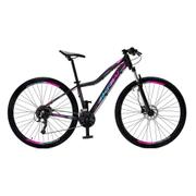 Bicicleta Krw Sx42 Disc H Aro 29 Susp. Dianteira 27 Marchas - Preto/rosa
