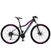 Bicicleta Krw Sx22 Aro 29 Susp. Dianteira 24 Marchas - Azul/preto/rosa