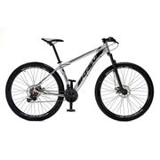 Bicicleta Krw Sx37 Aro 29 Susp. Dianteira 21 Marchas - Prata/preto