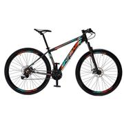 Bicicleta Krw Sx37 Aro 29 Susp. Dianteira 21 Marchas - Azul/laranja