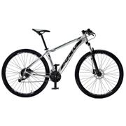 Bicicleta Krw Sx33 Aro 29 Susp. Dianteira 24 Marchas - Prata/preto