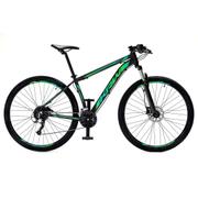 Bicicleta Krw Sx21 Aro 29 Susp. Dianteira 24 Marchas - Preto/verde