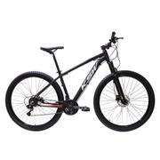 Bicicleta Ksw Xlt 100 Disc M Aro 29 Susp. Dianteira 21 Marchas - Preto/vermelho