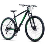 Bicicleta Ksw Xlt 100 Disc M Aro 29 Susp. Dianteira 21 Marchas - Preto/verde