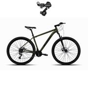 Bicicleta Ksw Xlt 100 Disc M Aro 29 Susp. Dianteira 24 Marchas - Verde/preto