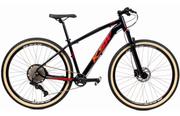 Bicicleta Ksw Xlt Disc H Aro 29 Susp. Dianteira 12 Marchas - Preto/laranja/vermelho
