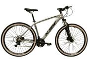Bicicleta Ksw Xlt Disc H T19 Aro 29 Susp. Dianteira 24 Marchas - Prata/preto