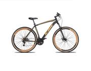 Bicicleta Ksw Xlt Disc H Aro 29 Susp. Dianteira 24 Marchas - Preto/laranja