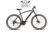 Bicicleta Ksw Xlt Disc H T15 Aro 29 Susp. Dianteira 27 Marchas - Cinza/preto