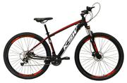 Bicicleta Ksw Xlt Disc H Aro 29 Susp. Dianteira 24 Marchas - Preto/vermelho/branco