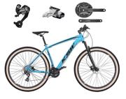 Bicicleta Ksw Xlt Disc H T15 Aro 29 Susp. Dianteira 27 Marchas - Azul