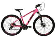 Bicicleta Ksw Xlt Disc H T15 Aro 29 Susp. Dianteira 27 Marchas - Rosa