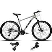 Bicicleta Ksw Xlt Disc M Aro 29 Susp. Dianteira 21 Marchas - Cinza/preto