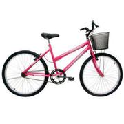 Bicicleta Cairu Bella Aro 24 Rígida 1 Marcha - Rosa