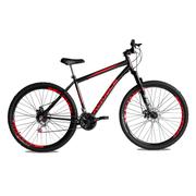 Bicicleta Avance Bike Tropper Aro 29 Susp. Dianteira 21 Marchas - Preto/vermelho