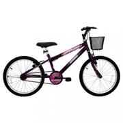 Bicicleta Cairu Star Girl Vb Aro 20 Rígida 1 Marcha - Violeta