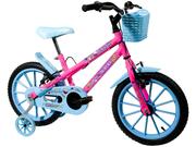 Bicicleta Colli Bike Aurora Aro 16 Rígida 1 Marcha - Branco/lilás