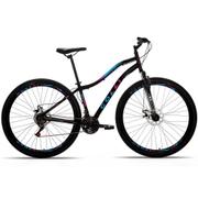 Bicicleta Colli Bike Paris Aro 29 Susp. Dianteira 21 Marchas - Azul/preto/rosa
