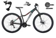 Bicicleta Absolute Mia Aro 29 Susp. Dianteira 27 Marchas - Preto/vermelho