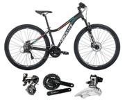 Bicicleta Absolute Mia Iii Disc H Aro 29 Susp. Dianteira 24 Marchas - Preto