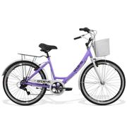 Bicicleta Gts M1 Ks Retrô Aro 26 Rígida 7 Marchas - Azul
