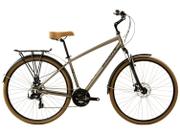 Bicicleta Groove Blues Aro 700 Susp. Dianteira 21 Marchas - Azul/prata