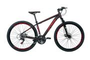 Bicicleta Gts Pro M5 Techs Aro 29 Susp. Dianteira 21 Marchas - Preto/vermelho