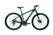 Bicicleta Gts Pro M5 Techs Aro 29 Susp. Dianteira 21 Marchas - Preto/verde