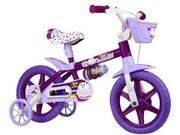 Bicicleta Nathor Puppy Aro 12 Rígida 1 Marcha - Roxo