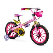 Bicicleta Nathor Princesas Aro 16 Rígida 1 Marcha - Rosa