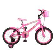 Bicicleta Kls Girls Aro 16 Rígida 1 Marcha - Rosa