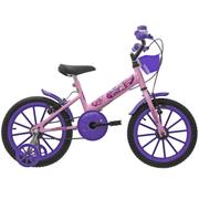 Bicicleta Ultra Bikes Unicorn Aro 16 Rígida 1 Marcha - Lilás/rosa