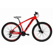 Bicicleta Ksw Xlt 300 Disc H Aro 29 Susp. Dianteira 27 Marchas - Vermelho/preto