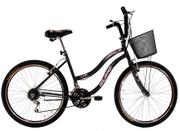 Bicicleta Dalannio Bike Passeio Aro 26 Rígida 18 Marchas - Azul/preto