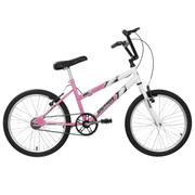 Bicicleta Ultra Bikes Pro Tork Ultra Aro 20 Rígida 18 Marchas - Branco/rosa