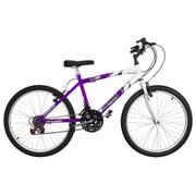 Bicicleta Ultra Bikes Pro Tork Ultra Aro 24 Rígida 18 Marchas - Branco/lilás
