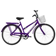 Bicicleta Ultra Bikes Poti Wave Aro 26 Rígida 1 Marcha - Lilás