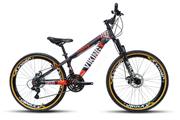 Bicicleta Vikingx Tuff 25 Aro 26 Susp. Dianteira 21 Marchas - Laranja/roxo