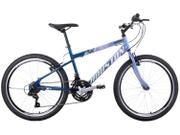 Bicicleta Houston Win Aro 24 Rígida 21 Marchas - Azul/lilás