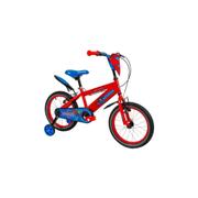 Bicicleta Unitoys Superman Aro 16 Rígida 1 Marcha - Azul/vermelho