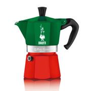 Cafeteira Italiana Bialetti Moka Express Itália 300ml Verde/ Vermelho - 10010406