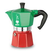 Cafeteira Italiana Bialetti Moka Express Itália 300ml Verde/ Vermelho - 10010406