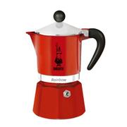 Cafeteira Italiana Bialetti Rainbow 150ml Vermelho - 10030103